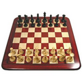 Luxury Staunton Redwood Chess Set - Triple Weighted Pieces
